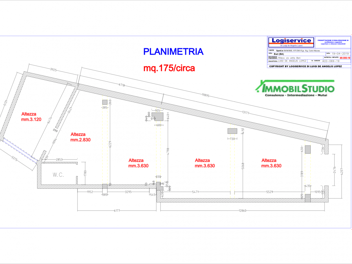 Laboratorio di  1 vani /175 mq  a Bari - Libertà  (zona Corso Mazzini/ alle spalle del Tribunale)