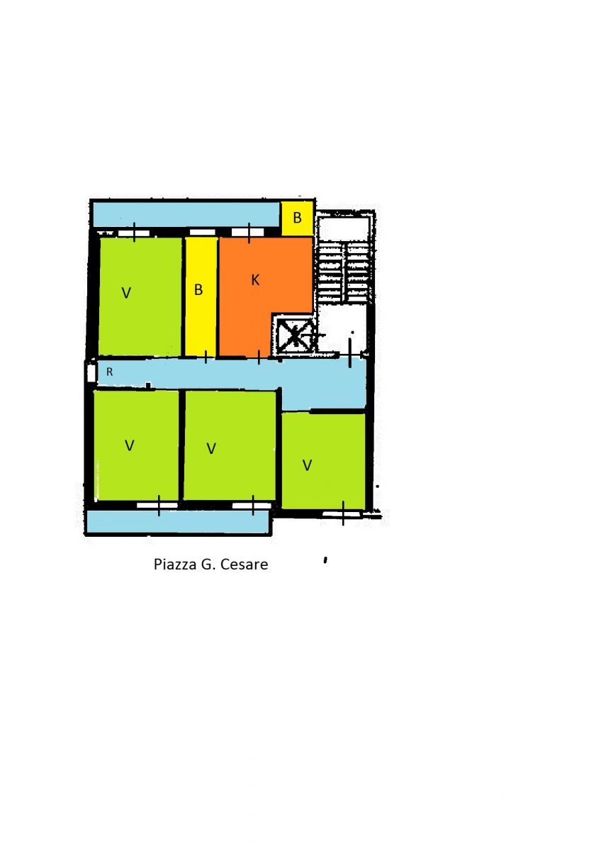 Appartamento di  5 vani /132 mq  a Bari - Picone (zona Policlinico) + Box auto 20 mq. ca