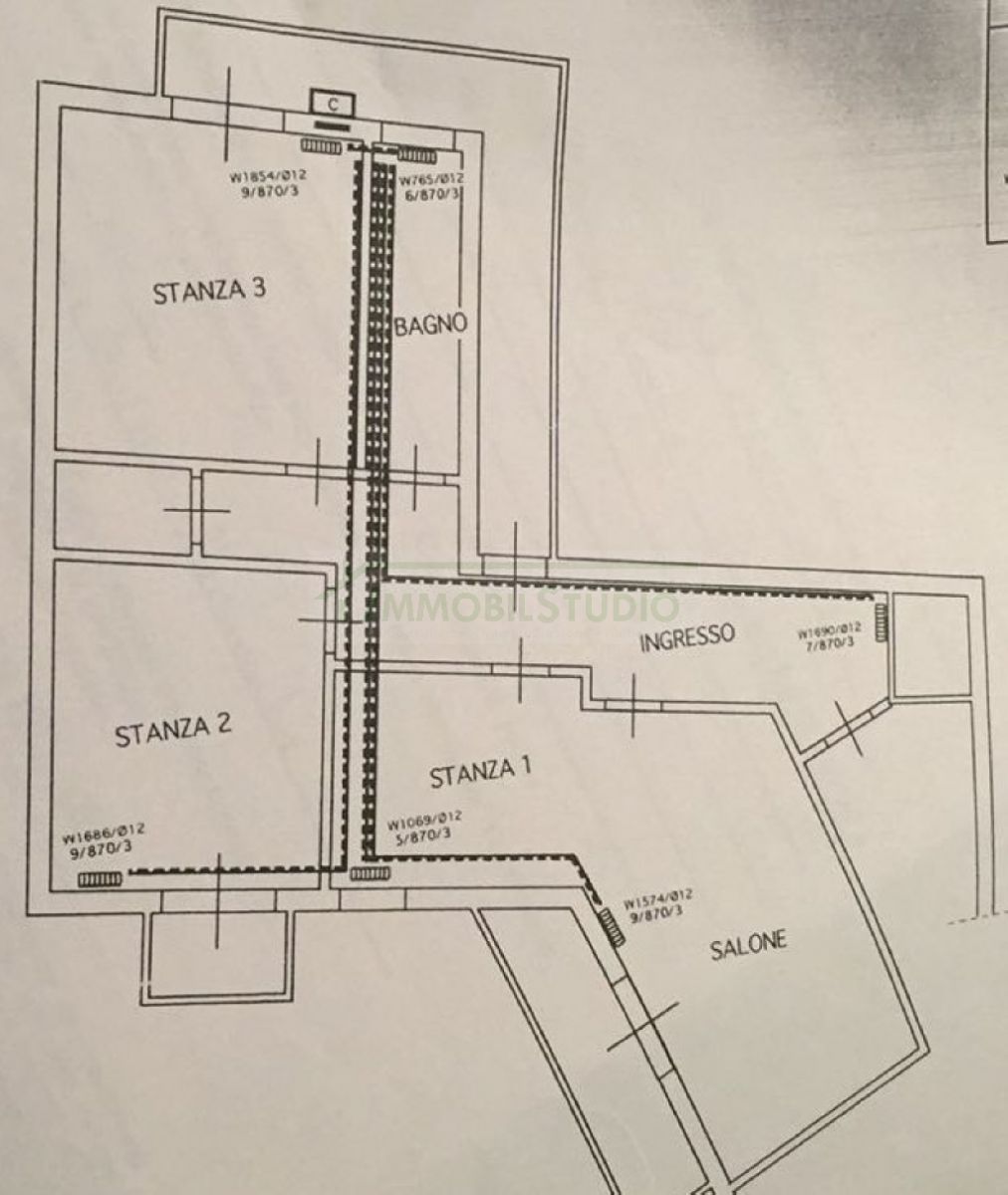 Appartamento di  3 vani /115 mq  a Bari - San Pasquale alta (zona PARCO DUE GIUGNO)