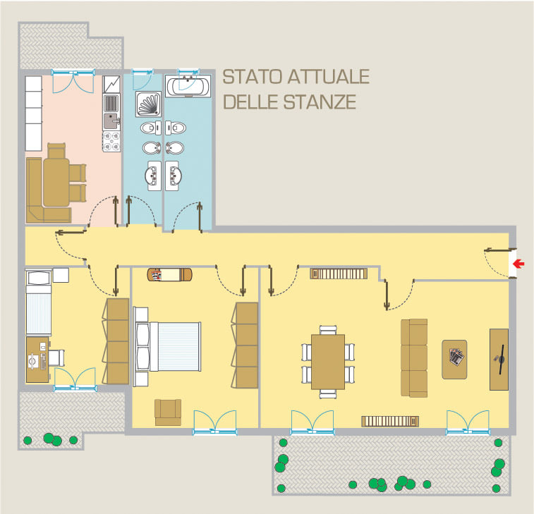 Appartamento di  4 vani /120 mq  a Bari - San Pasquale alta