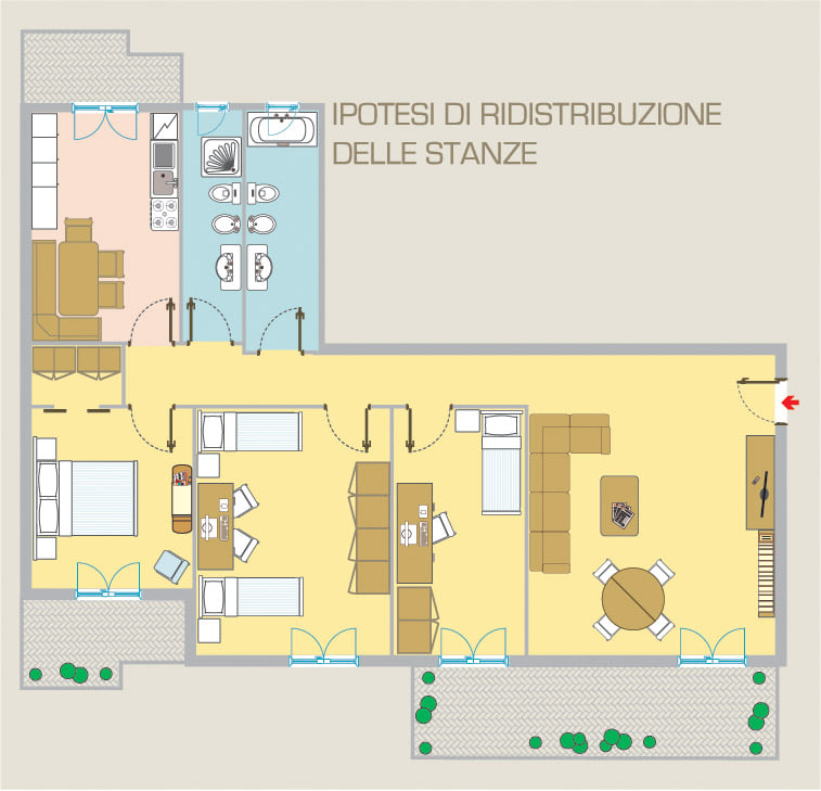 Appartamento di  4 vani /120 mq  a Bari - San Pasquale alta