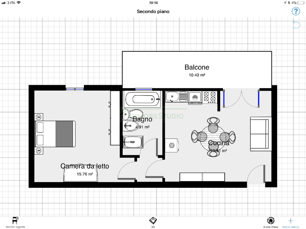 Appartamento di  2 vani /50 mq  a Bari - Palese (zona zona menhir vicinanze piazza Capitaneo)