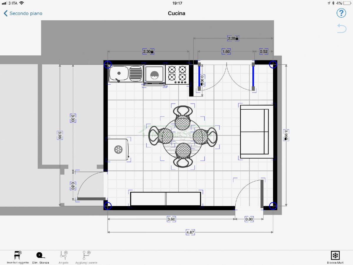 Appartamento di  2 vani /50 mq  a Bari - Palese (zona zona menhir vicinanze piazza Capitaneo)