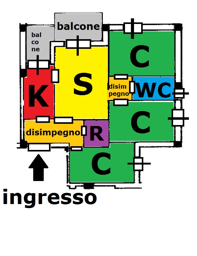 Appartamento di  4 vani /120 mq  a Bari - Japigia (zona VIA CALDAROLA)