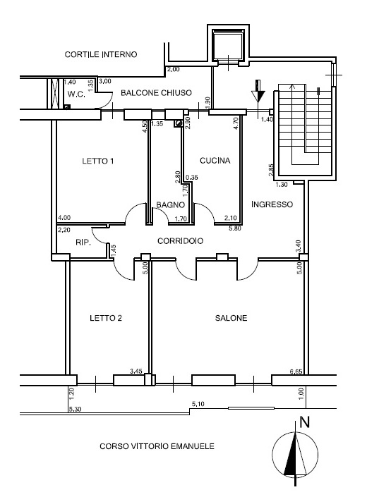 Appartamento di  4 vani /125 mq  a Modugno (zona Centro)