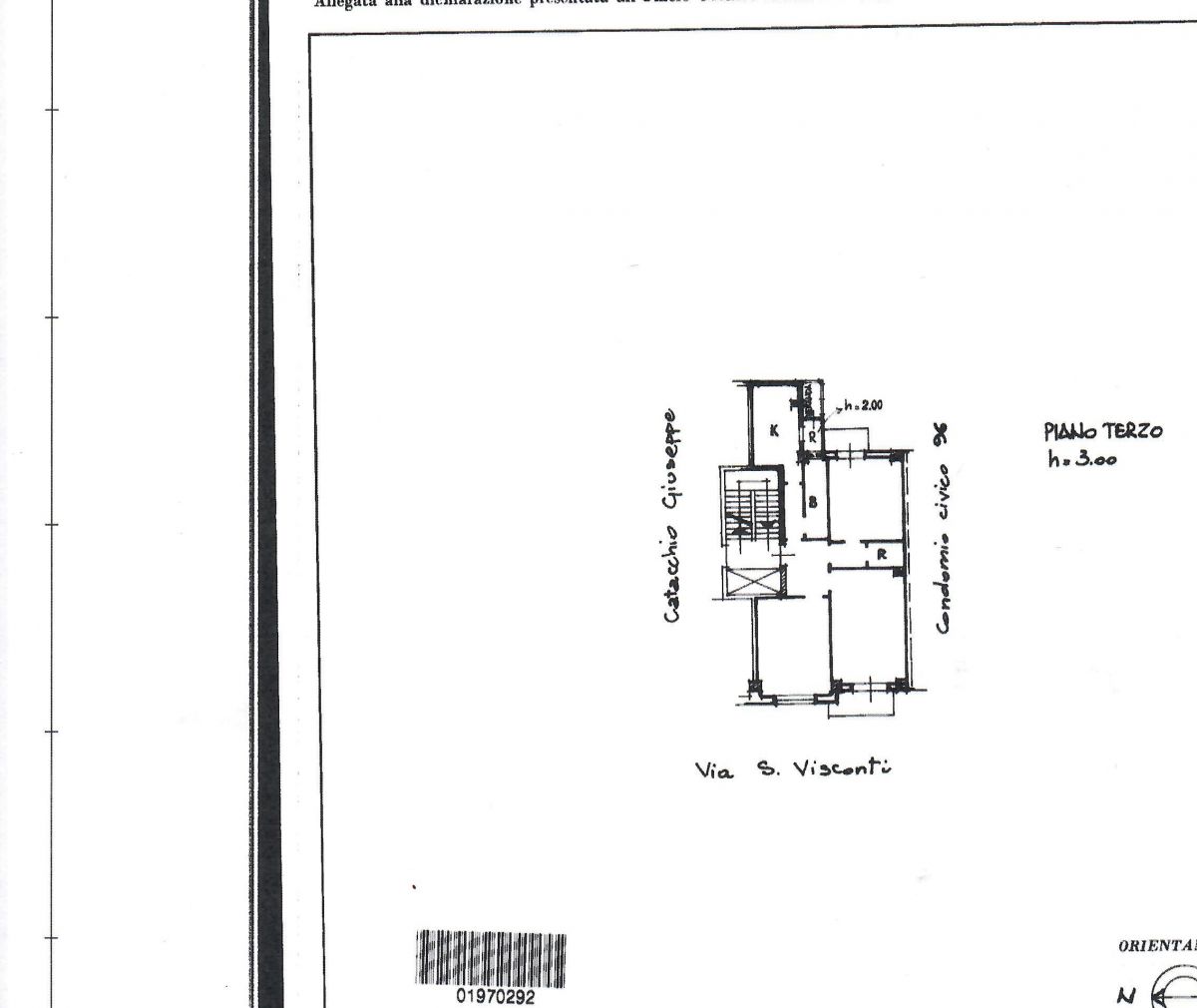 Appartamento di  3 vani /100 mq  a Bari - Murat (zona CENTRO)