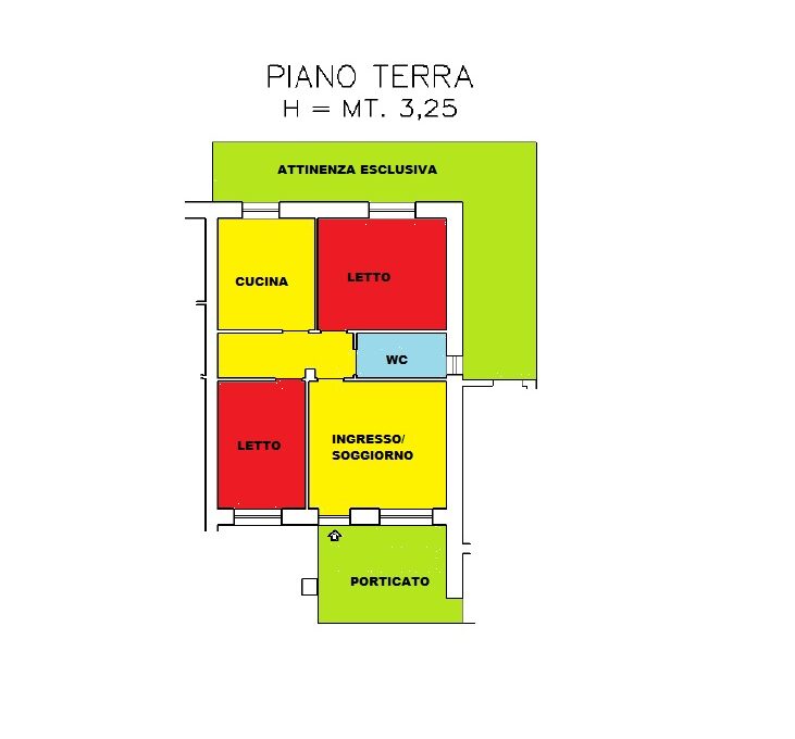 Casa indipendente di  3 vani /77 mq  a Cassano delle Murge (zona Zona semi centrale)