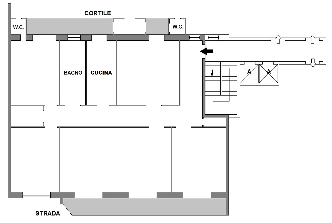 Appartamento di  5 vani /185 mq  a Bari - Murat (zona centralissima)