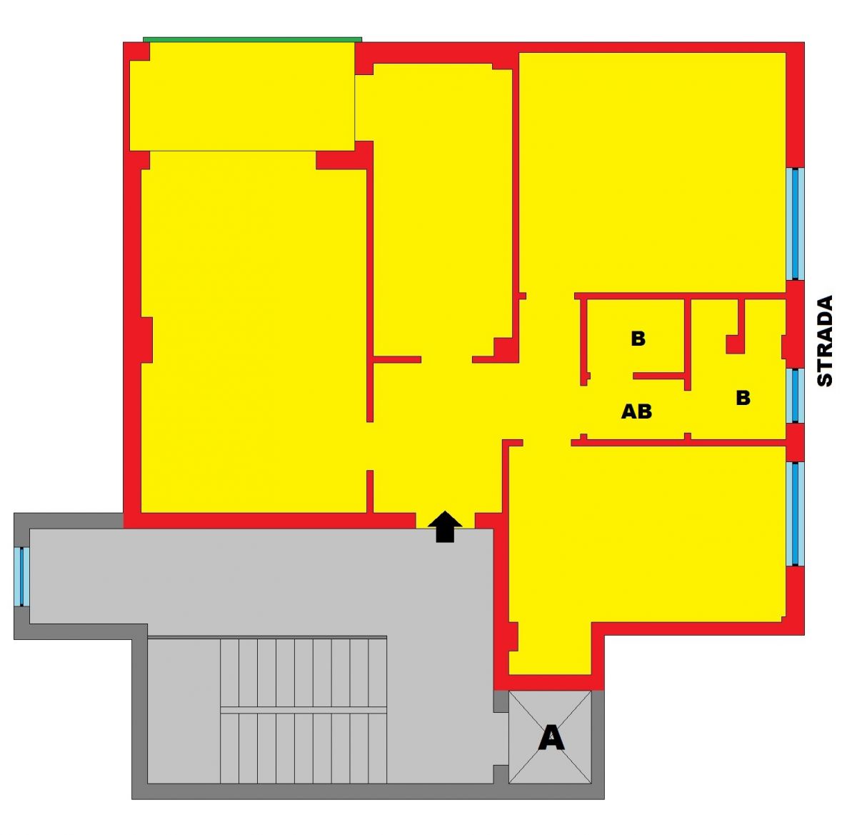 Ufficio di  4 vani /100 mq  a Modugno (zona semisentrale)