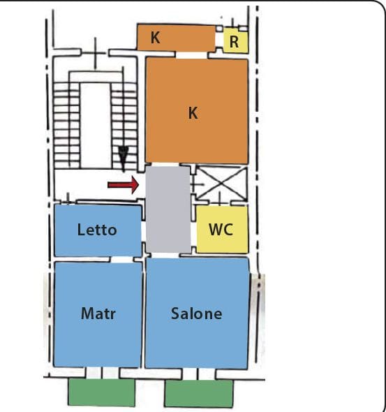 Appartamento di  3 vani /80 mq  a Bari - Libertà  (zona libertà )