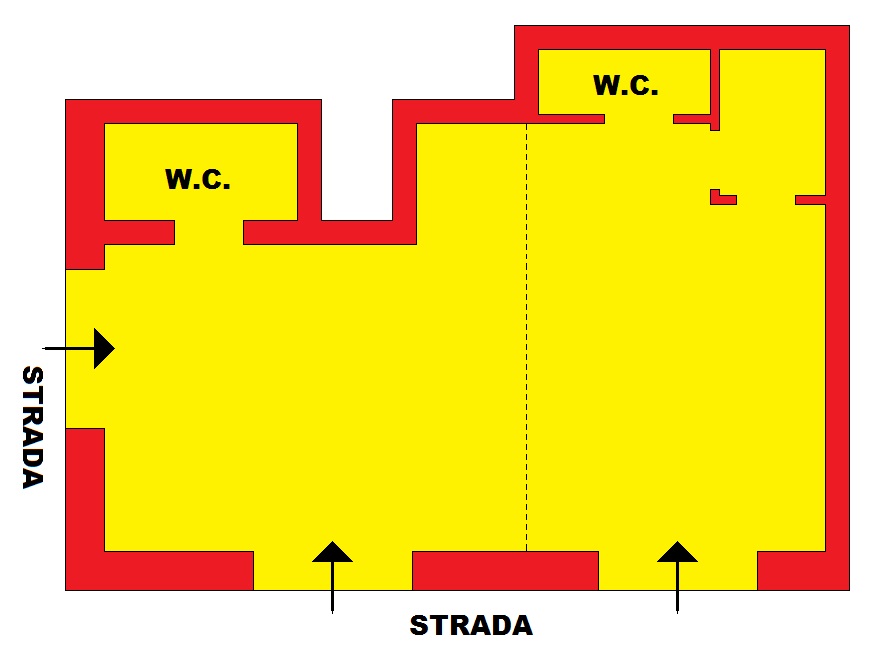 Locale commerciale / Negozio di  2 vani /43 mq  a Bari - San Pasquale bassa (zona semisentrale)