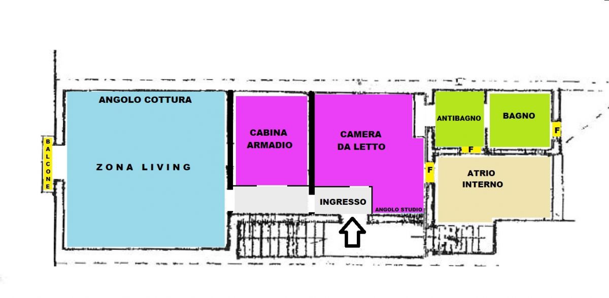 Appartamento di  3 vani /72 mq  a Trani (zona Centro storico)