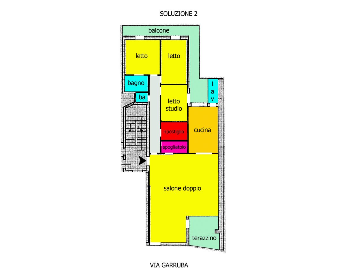 Appartamento di  6 vani /195 mq  a Bari - Murat