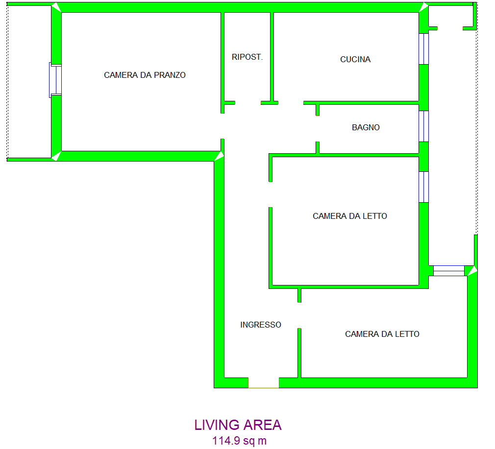 Appartamento di  3 vani /96 mq  a Molfetta (zona centro)