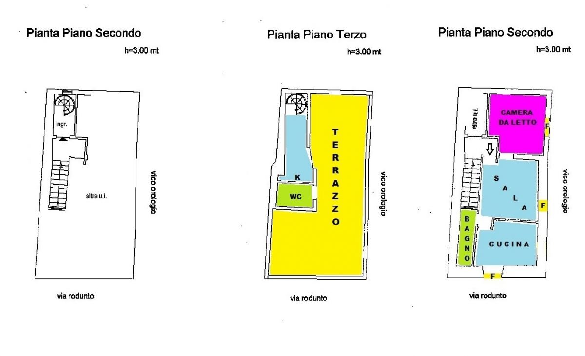 Appartamento di  2 vani /107 mq  a Trani (zona Centro storico)