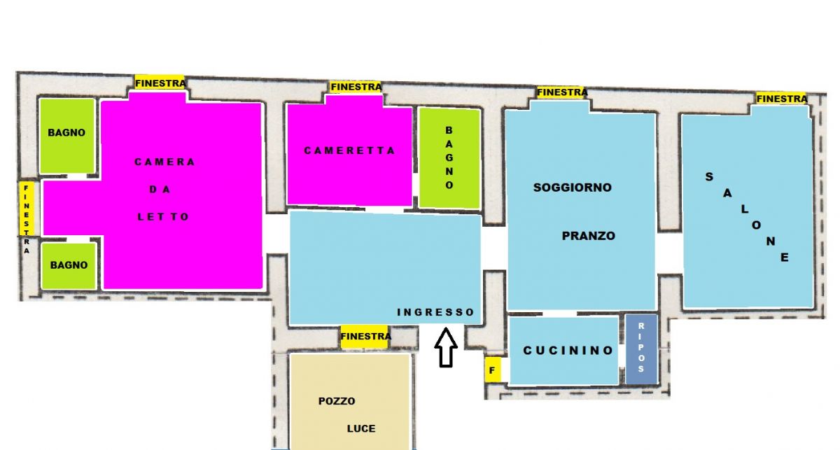 Appartamento di  5 vani /202 mq  a Trani (zona Centro storico)