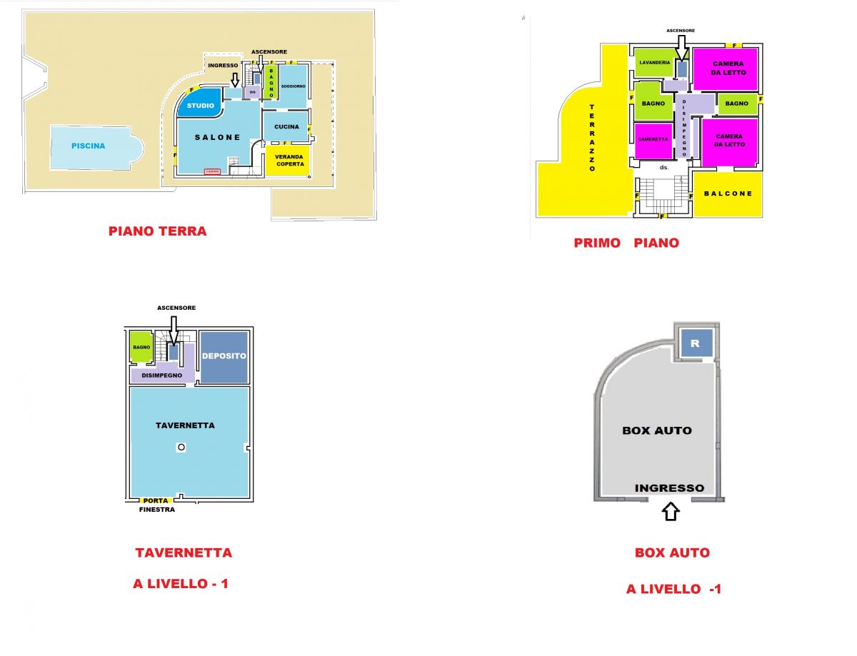 Villa (zona residenziale) di  10 vani /743 mq  a Trani (zona Capirro)