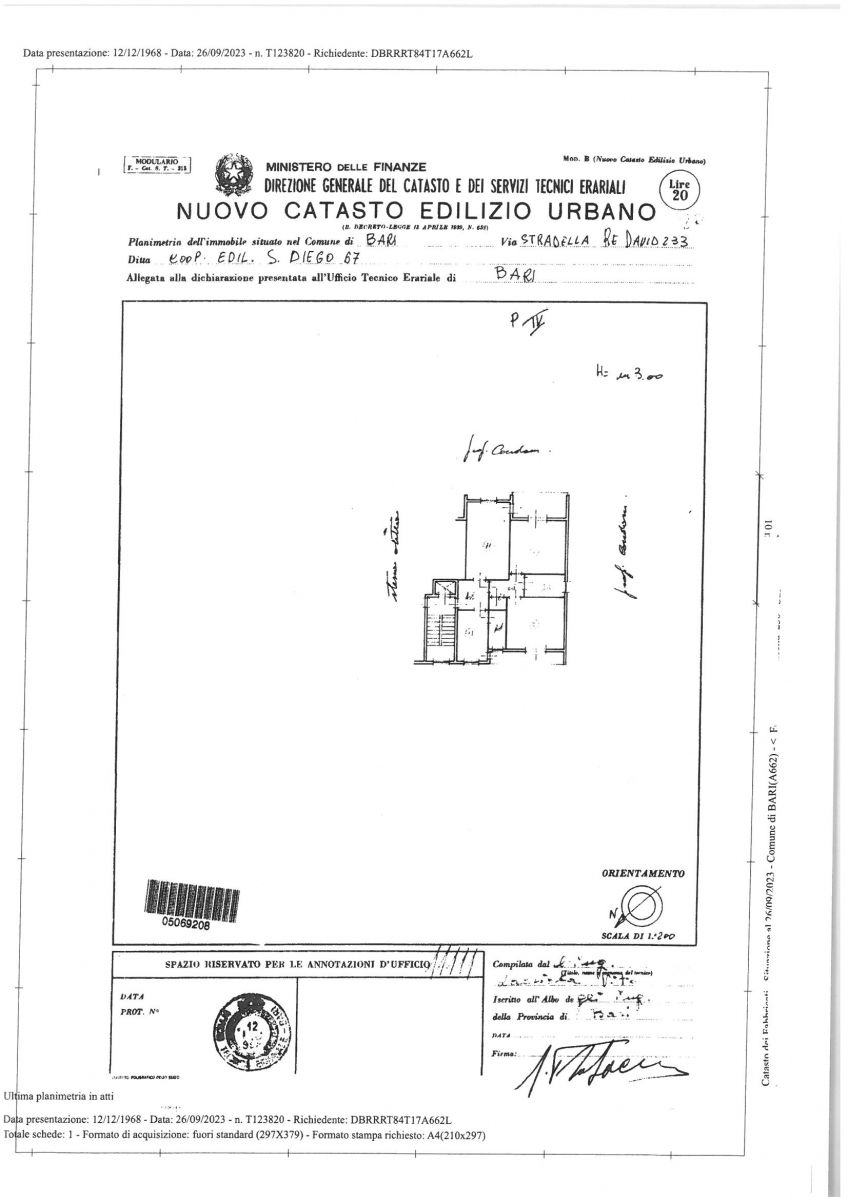 Appartamento trivani con posti auto zona Parco 2 Giugno)