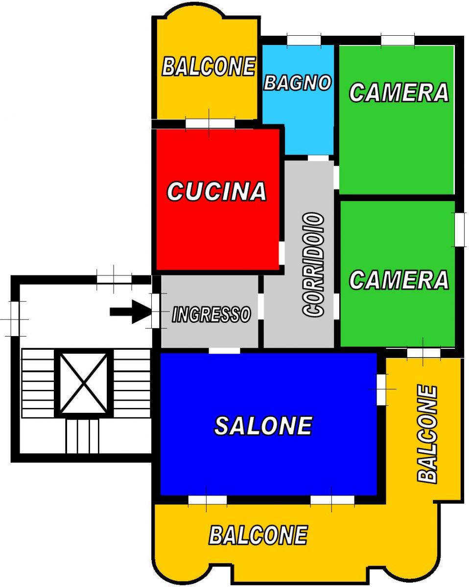 Japigia Via Gentile, ottimo appartamento salone, due camere, posto auto