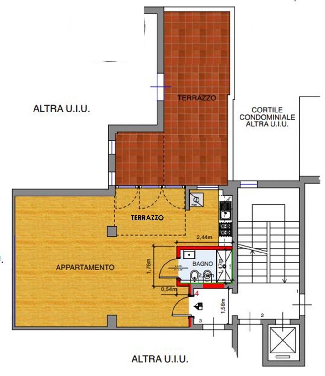 Appartamento di  1 vano /66 mq  a Bari - Murat  via Sparano (zona Centralissima)