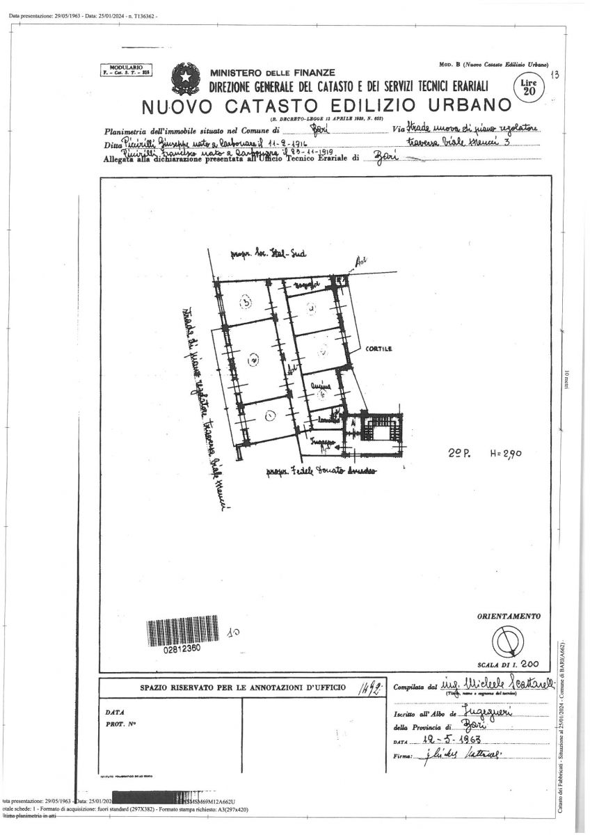 Appartamento di  6 vani /200 mq  a Bari - San Pasquale alta (zona SAN PASQUALE)