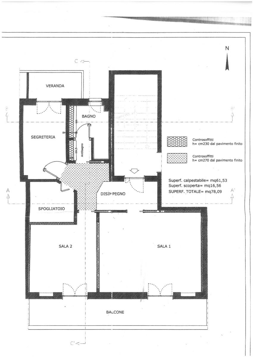 Appartamento di  2 vani /70 mq  a Bari - San Pasquale alta (zona SAN PASQUALE)