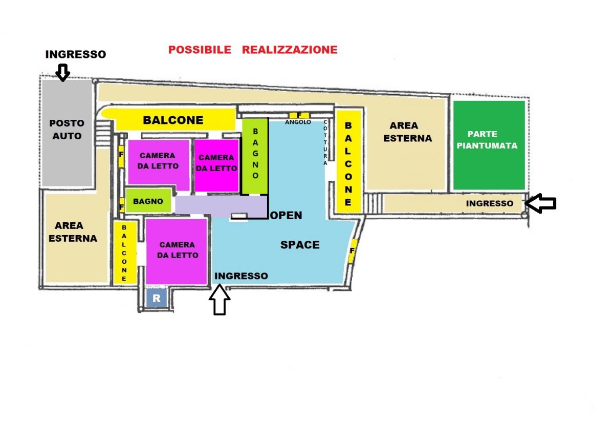 Appartamento di  4 vani /200 mq  a Trani (zona Sud)