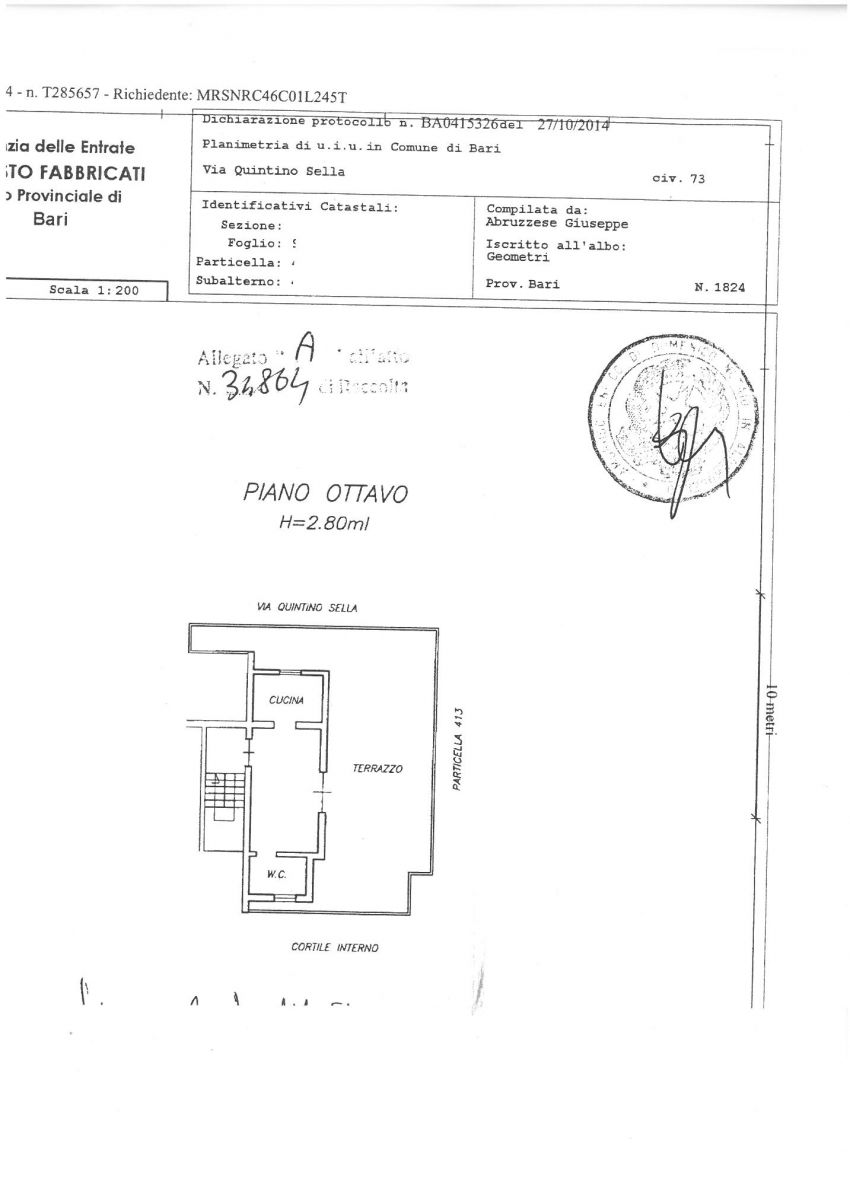 Attico monovano/40 mq  Murat