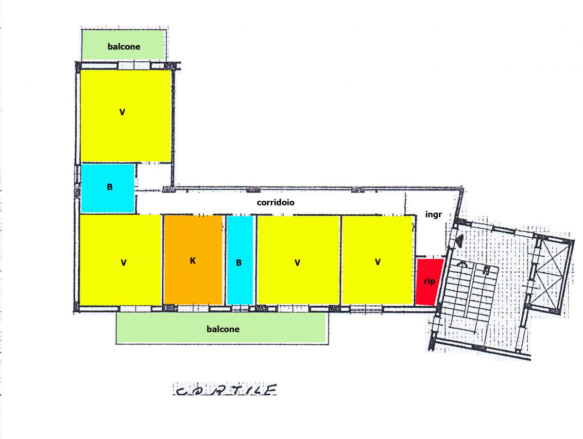 Appartamento di  4 vani /150 mq  a Bari - Picone (zona Policlinico - Stazione)