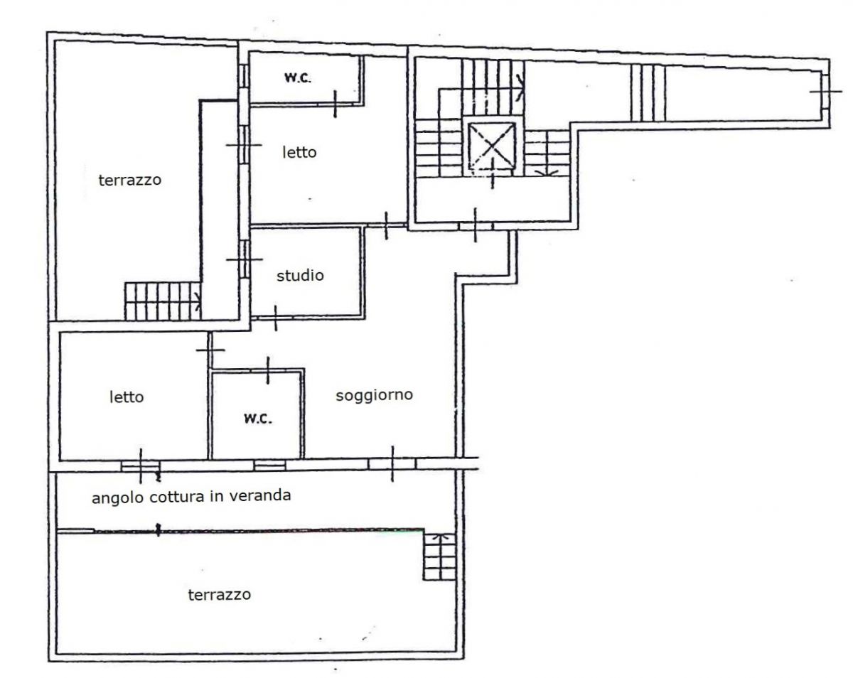 Appartamento 3 vani - terrazzi e posto auto