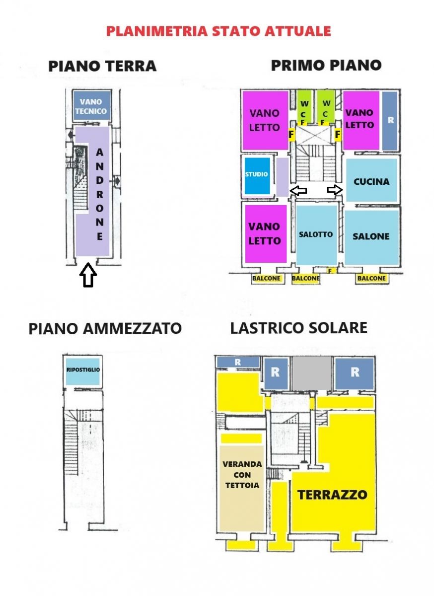 Palazzo / Stabile di  5 vani /307 mq  a Trani (zona Centro)