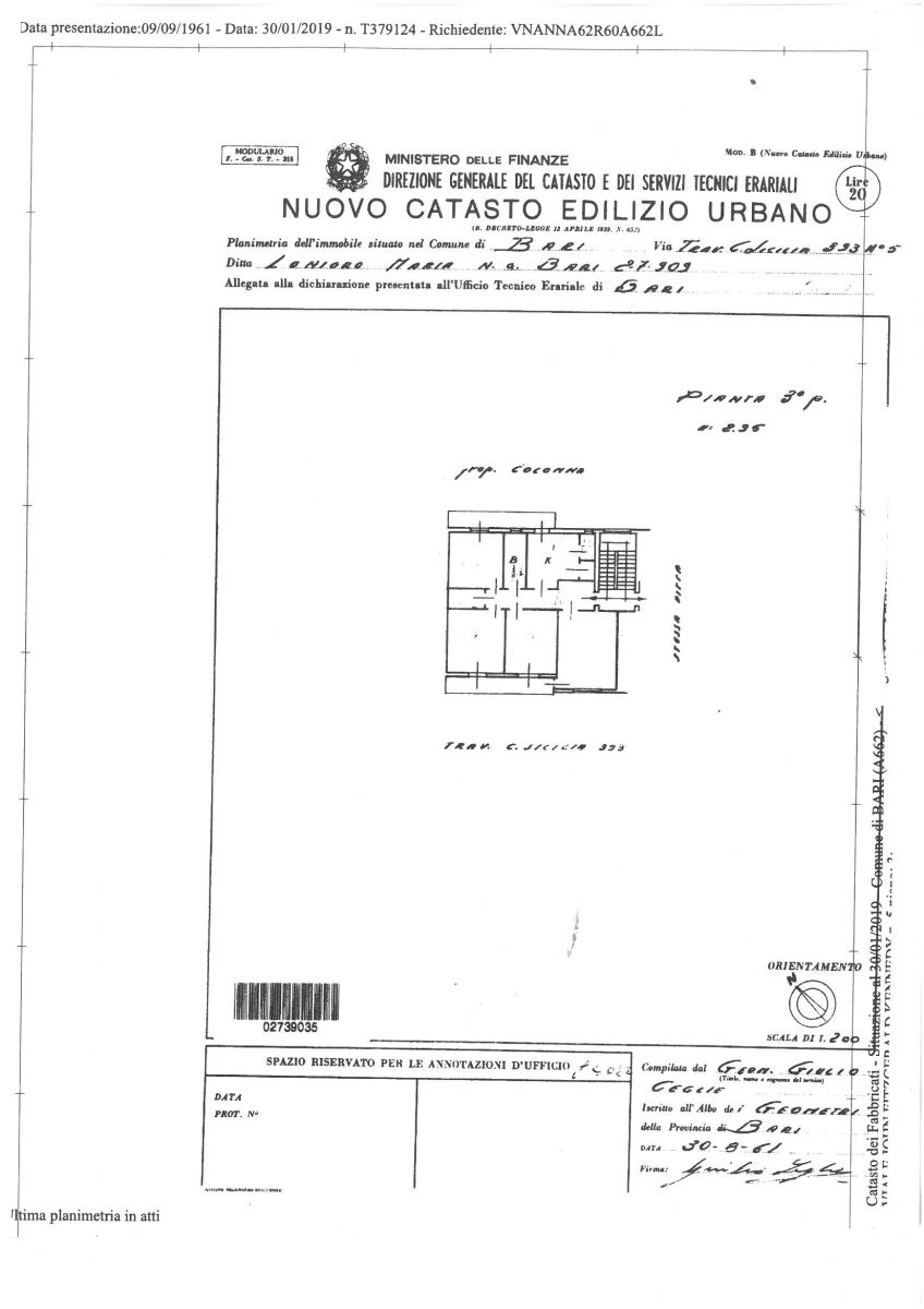 Appartamento quadrivani 120 mq  a Poggiofranco