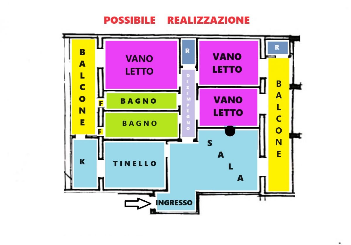 Appartamento di  4 vani /169 mq  a Trani (zona Zona Ospedale)