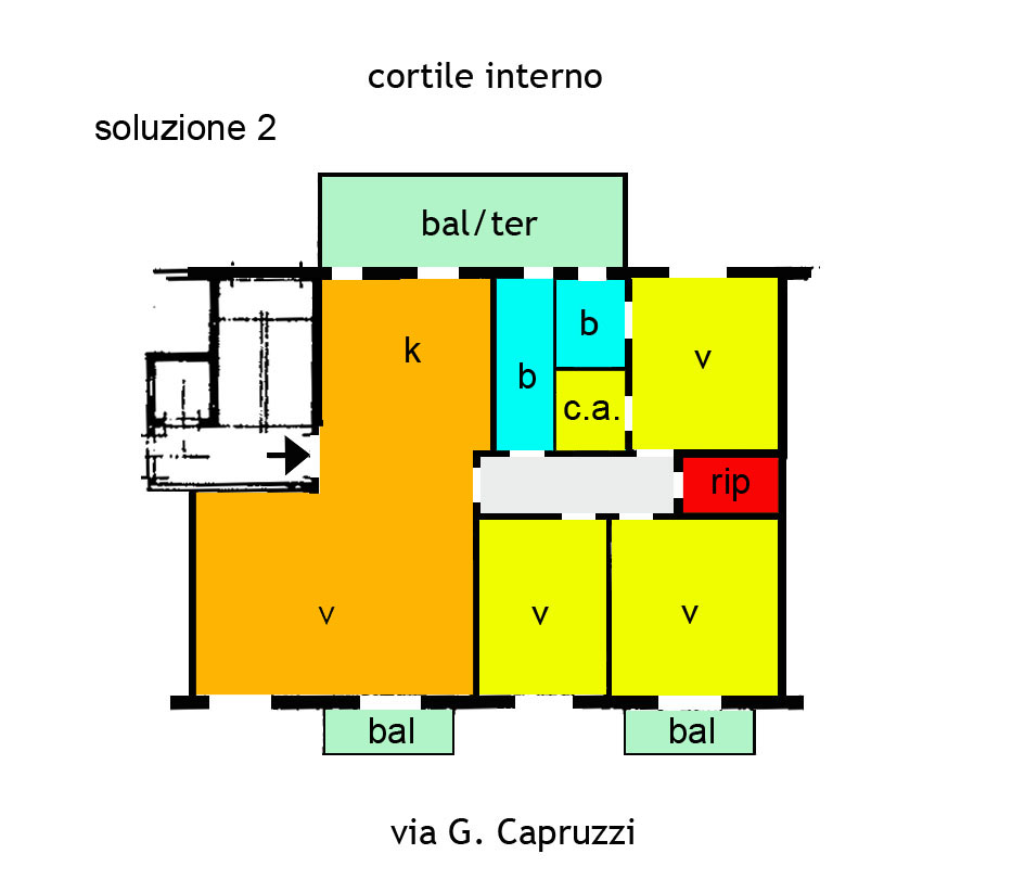 Appartamento di  5 vani /158 mq  a Bari - Picone (zona Stazione)