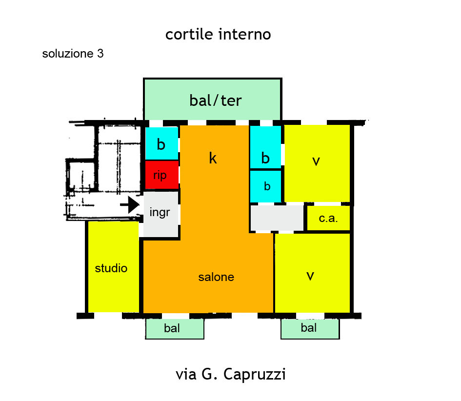 Appartamento di  5 vani /158 mq  a Bari - Picone (zona Stazione)