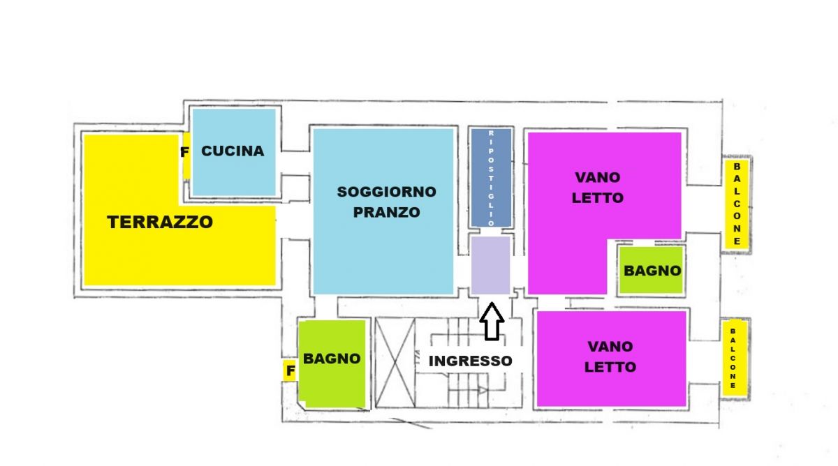 Appartamento di  3 vani /129 mq  a Trani (zona Centro)