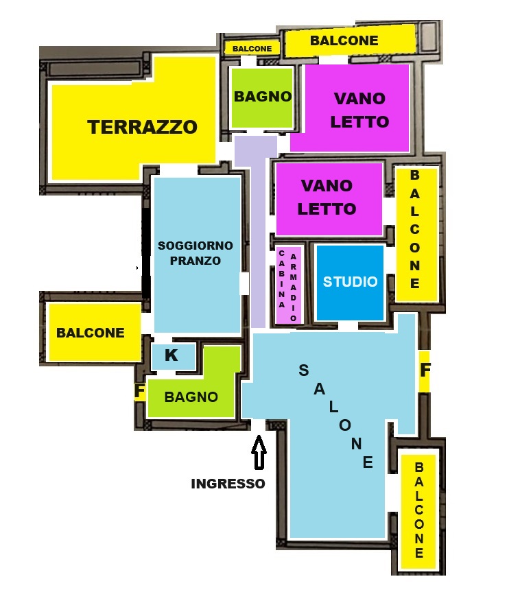 Appartamento di  6 vani /198 mq  a Andria (zona Centro)