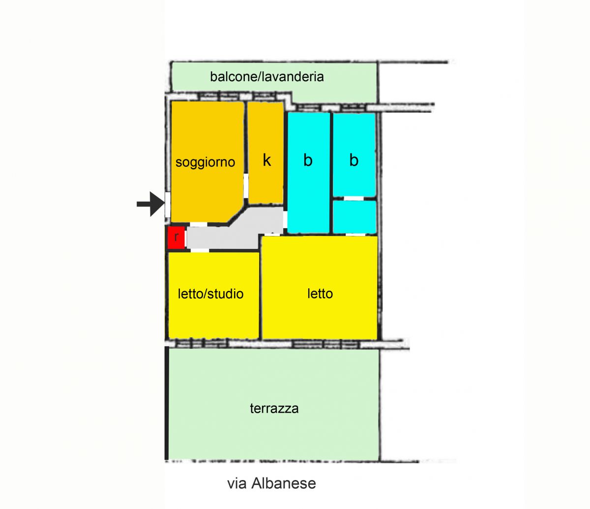 Attico / Mansarda di  3 vani /90 mq  a Bari - Picone (zona Policlinico)