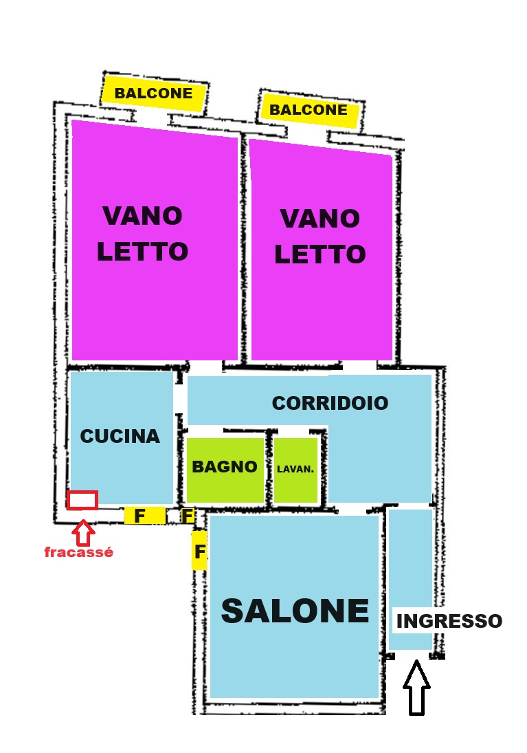 Appartamento di  3 vani /156 mq  a Trani (zona Centro)