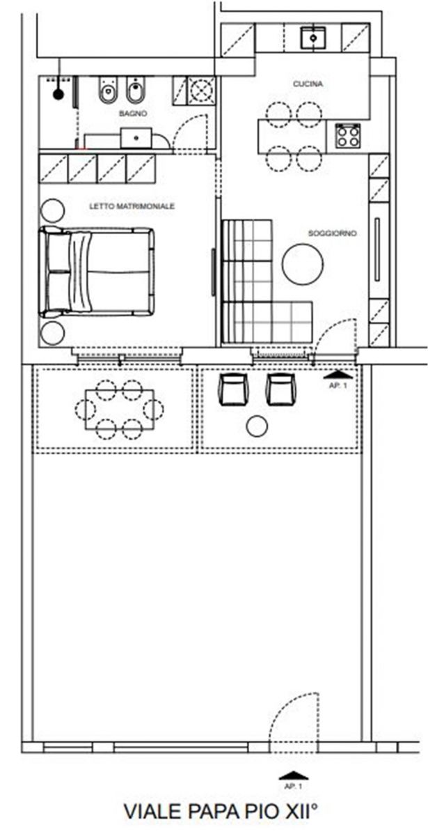 Appartamento Ristrutturato di 2 vani /68 mq  a Bari - Poggiofranco