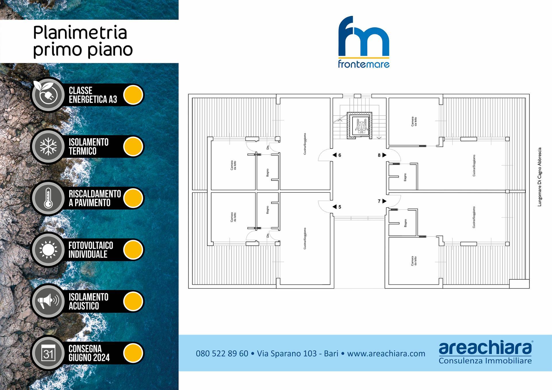 Appartamento di  2 vani /76 mq  a Bari - Japigia (zona Japigia)