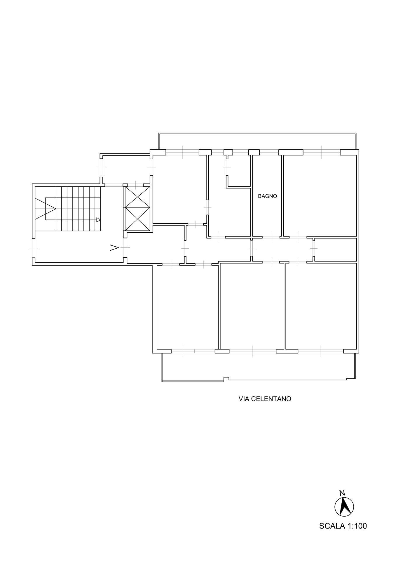 Appartamento di  5 vani /128 mq  a Bari - Murat (zona Murat)