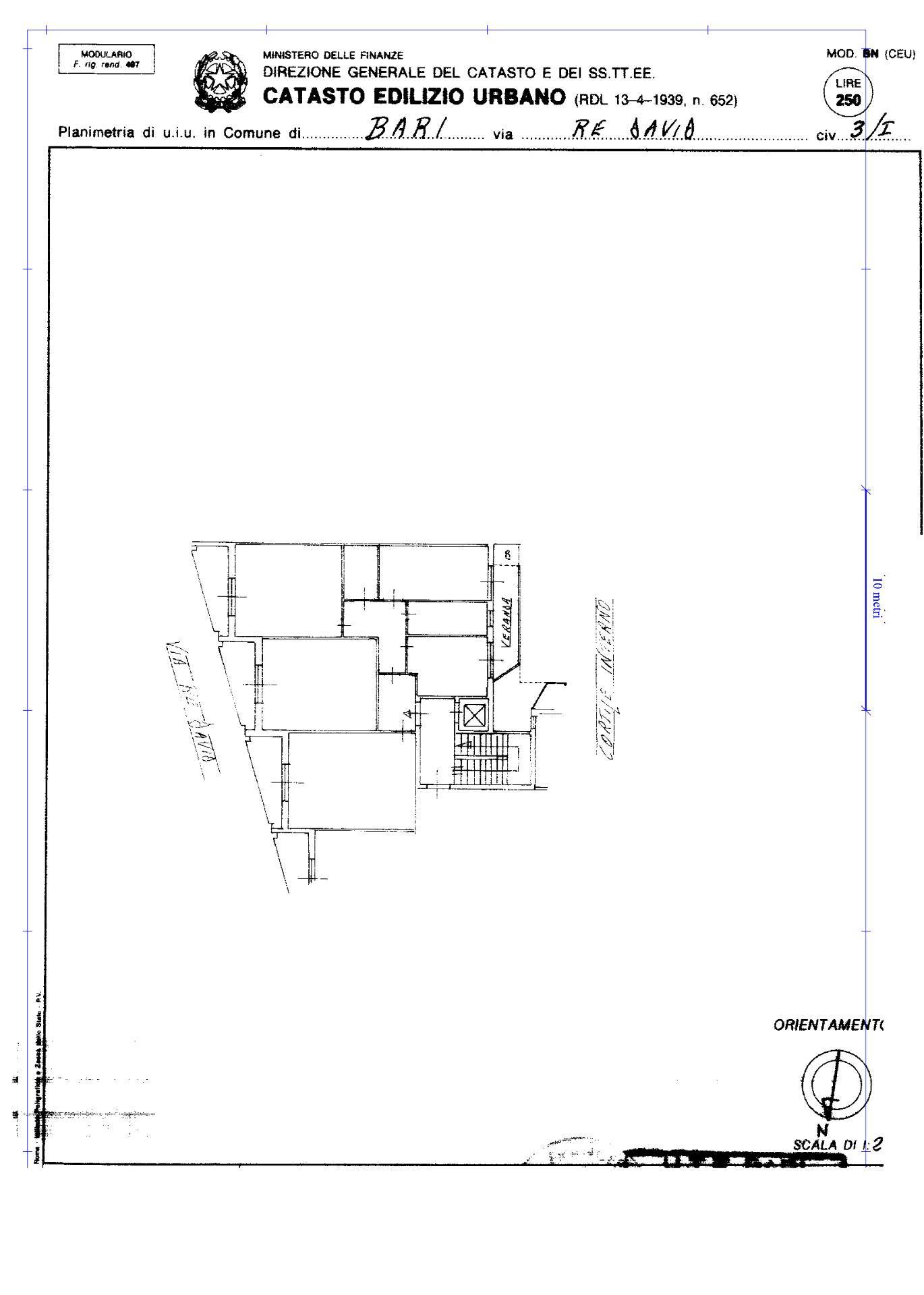 Appartamento di  4 vani /125 mq  a Bari - San Pasquale alta (zona S. Pasquale)