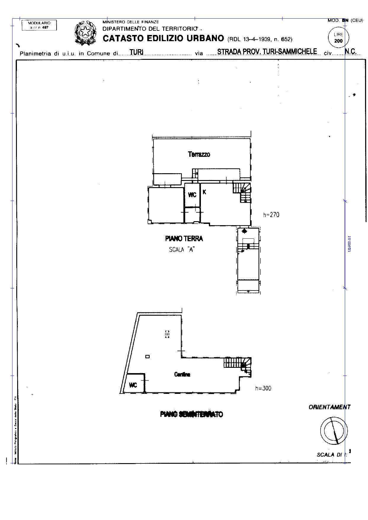 Appartamento di  3 vani /140 mq  a Turi