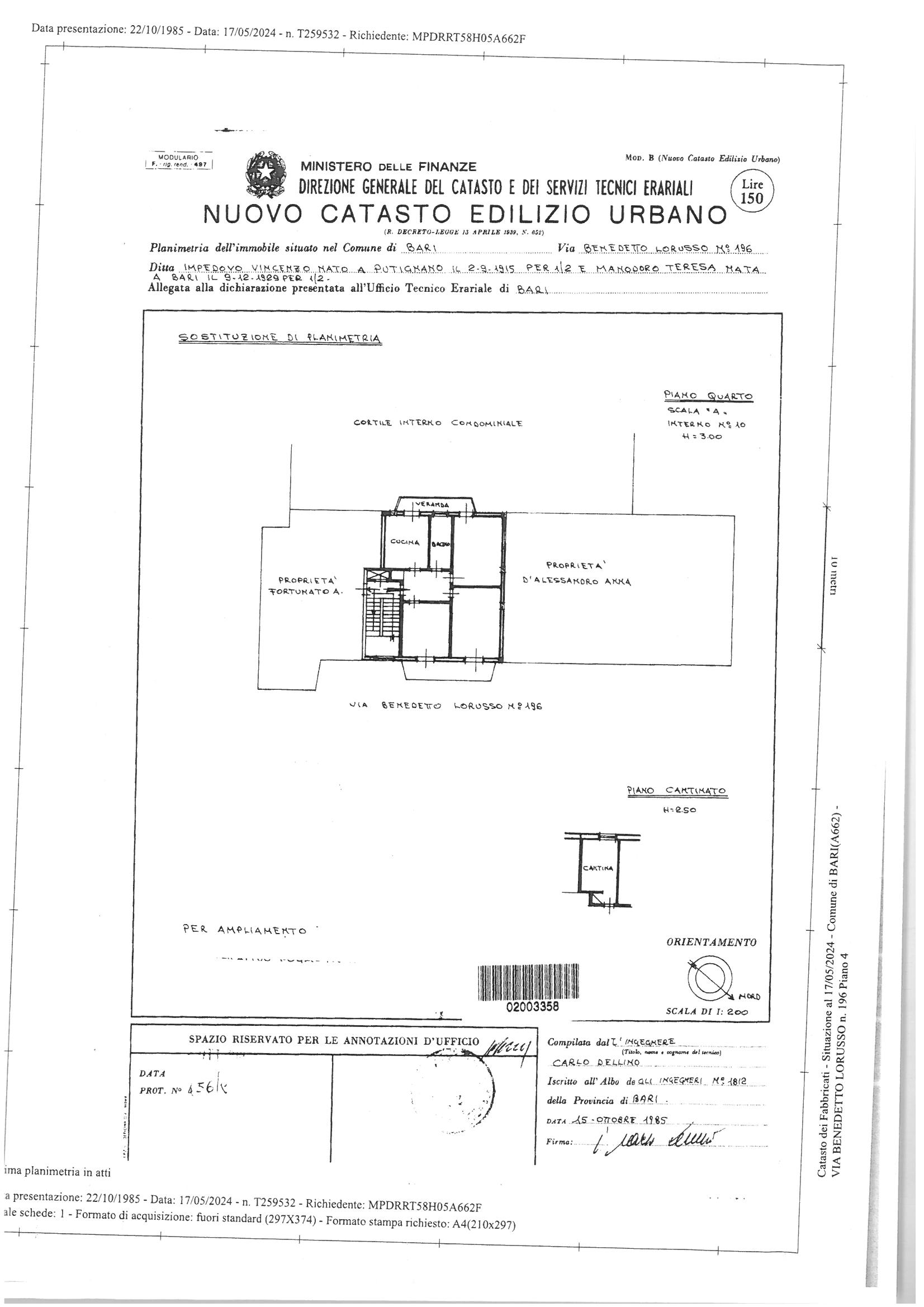 TRIVANI con cantinola