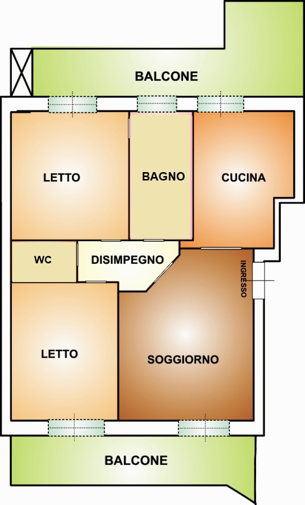 Recente appartamento con box  e posto auto